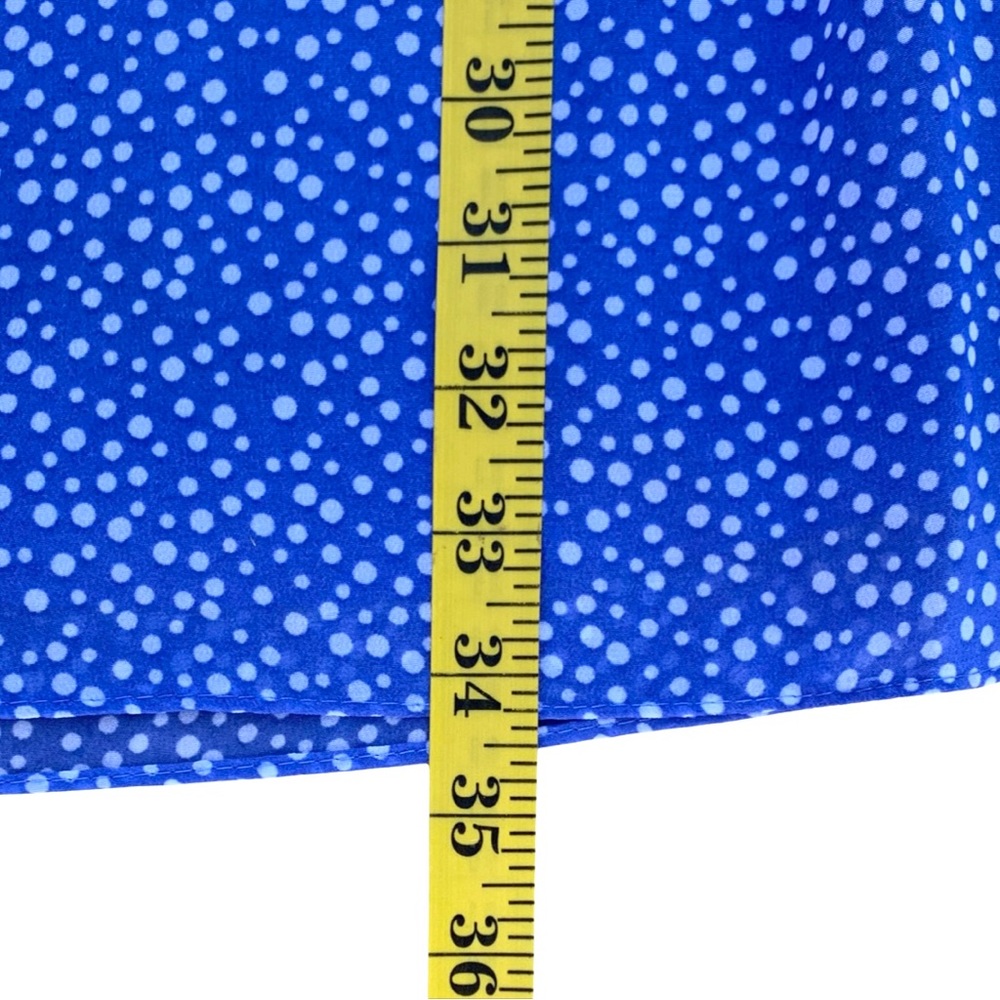 International Concept Dresses Blue Polka Dot Lined Midi Dress - Picture 9 of 15